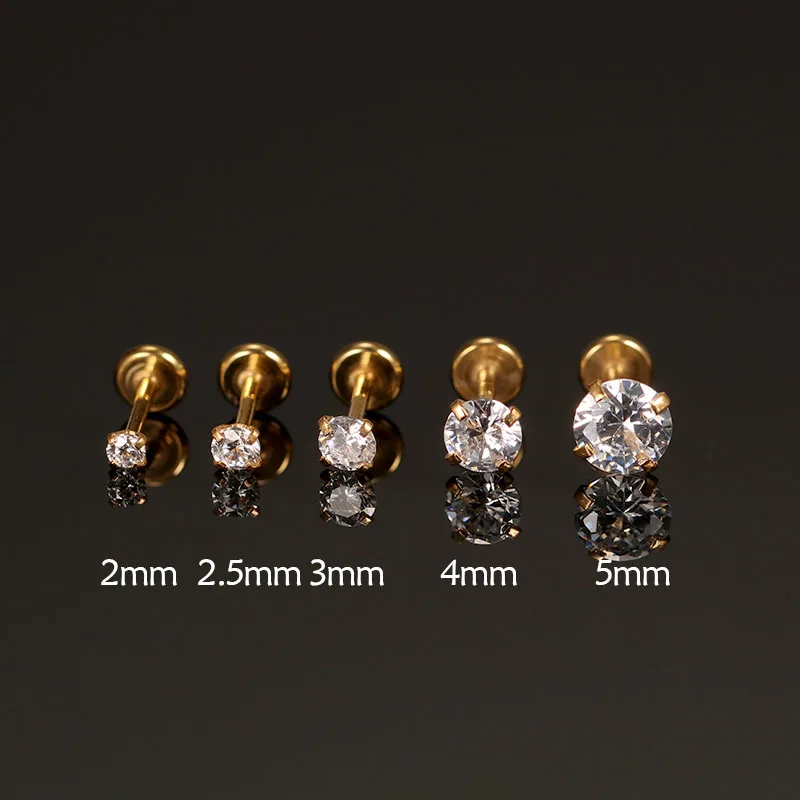 20G Push-in Labret Ear Tragus Ear Studs Nose Rings Lip Piercing Jewelry Zircon Titanium Steel 6MM 8MM 10MM Anti-allergic Women nose rings,piercing jewelry,nose studs,body piercing earrings,ear piercing jewelry,ear studs,metal jewelry,body piercing jewelry,body jewelry
