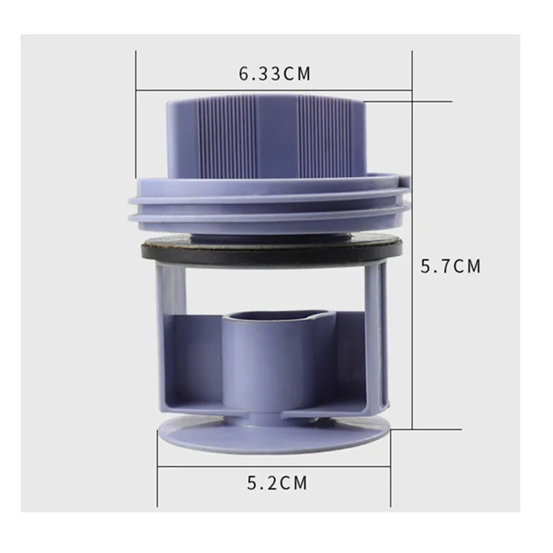 Original new washing machine water pump filter mesh stopper knob for