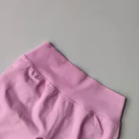 Women's High-Waist Yoga Sports Shorts Summer V-Shaped Widen Peach Hip Lifting Tight Fit Three-Part Fitness Shorts - Image 5