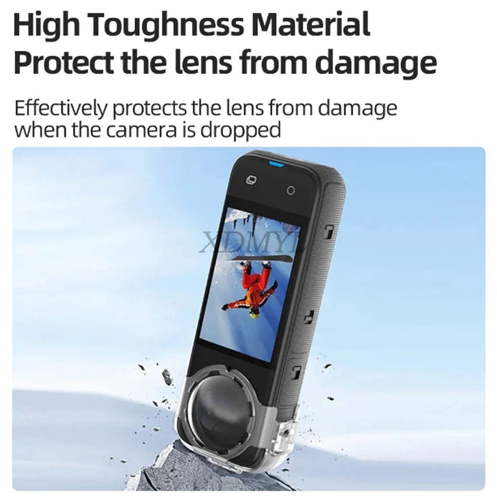Anti-fogging Lens Protector for Insta360 X4 Panoramic Sports Camera Transparent Protective Cover Anti-Scratch Shell Accessories