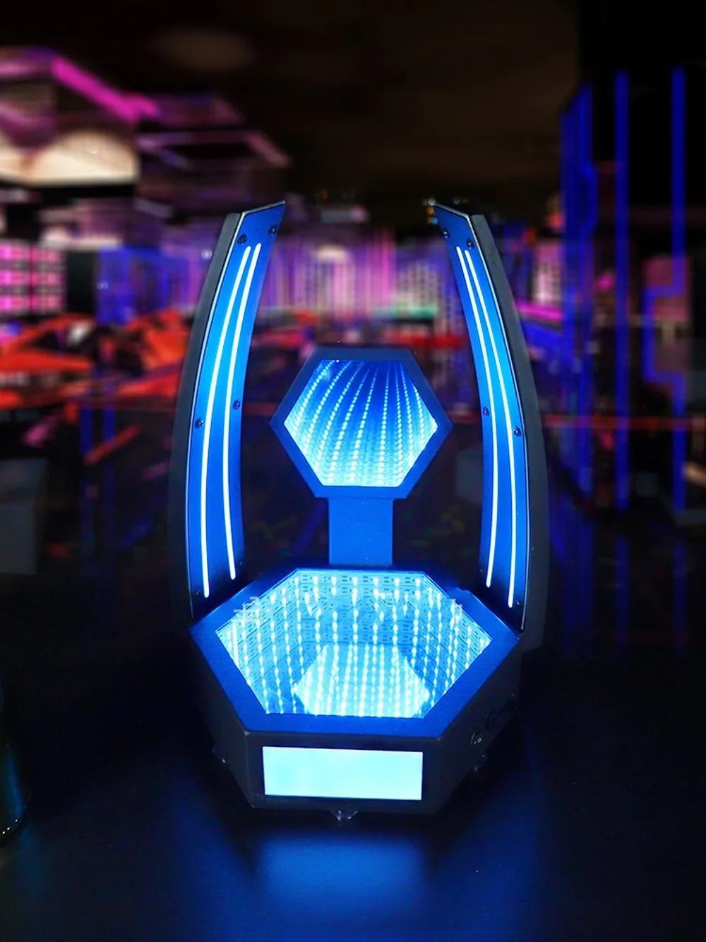 New Led Rechargeable Mirror Backlit Sign Champagne Bottle Presenter Imperial Crown Cocktail Wine Whisky Bottle Glorifier