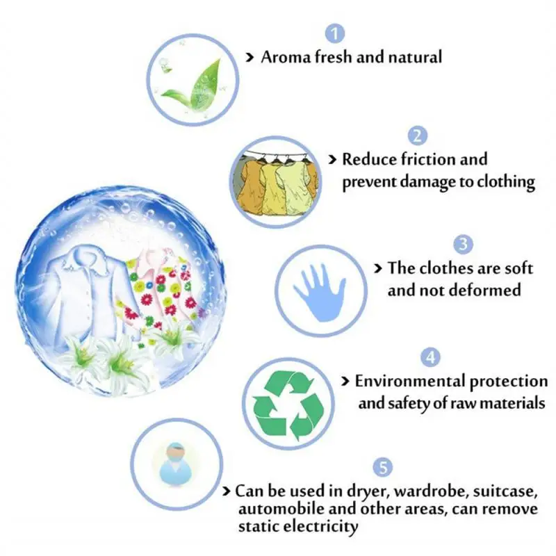 Fabric Softener Sheets Dryer Suitable For Laundry Soft Pieces Fragrance Clothes Pieces Soft Fragrance Clothes Paper Aromatherapy Paper