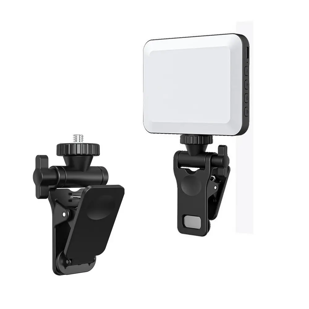 1/4 Schraub montage Mini Füll licht Clip Kunststoff Handy Computer Füll licht fest LED Selfie Füll licht klemme tragbar – Detail 3