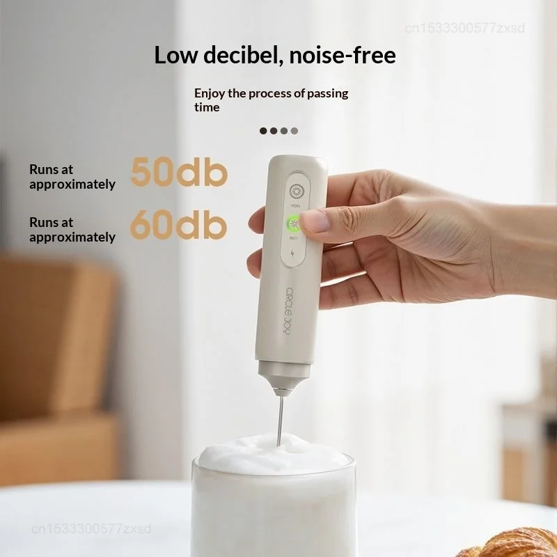 Compact Electric Milk Frother & Whisk