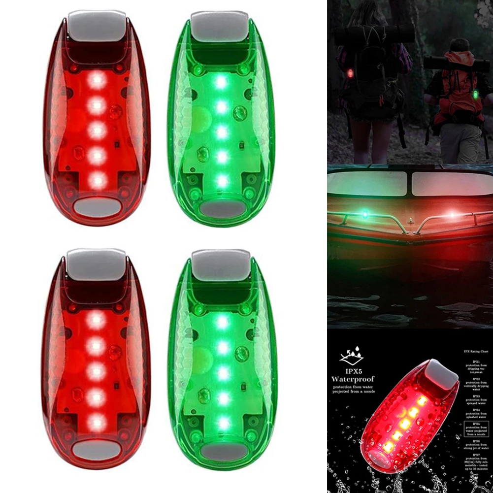 

2Pcs/4Pcs Red Green Boat Navigation LED Lights Stern Boats Starboard Lights Signal Light For Boat Pontoon Kayak Bike Stroller