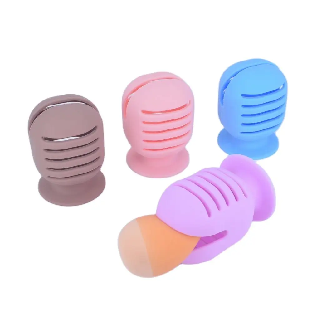 

1Pcs Makeup Sponge Holder Eco-Friendly Silicone Multi-hole Beauty Blender Storage Case Travel Protable Cosmetic Puff Holder Box