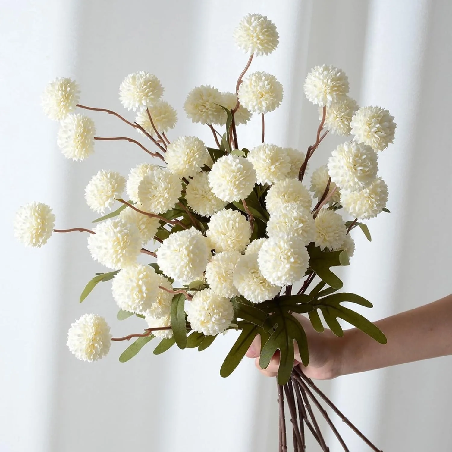 1/3 Stück Hortensien-Kunstblumenstrauß, 51 cm, künstliche Blumen für Zuhause, Raumdekoration, Hochzeitsdekoration, Valentinstag-Zubehör