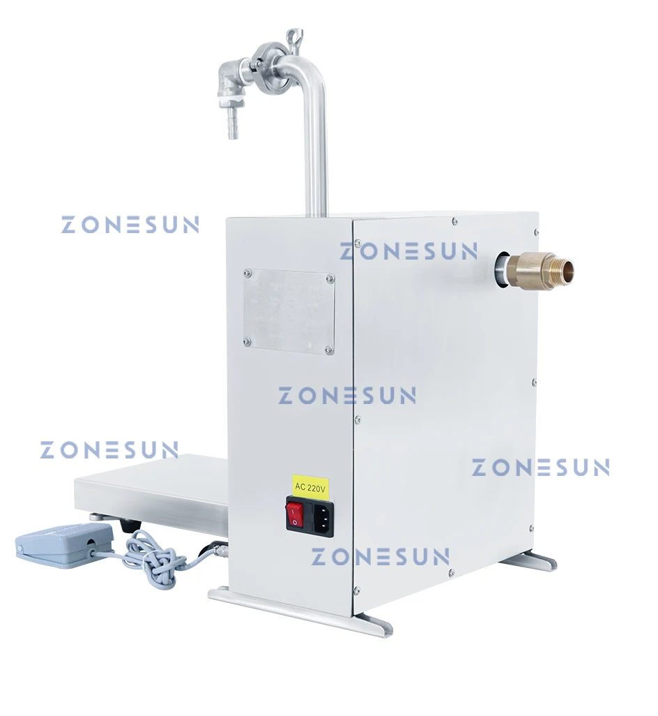 ZONESUN ZS-GPW1 High Folw Rate Gear Pump Liquid Weighing Filling Machine