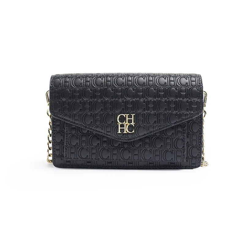 حقيبة كروس نسائية من CH بتصميم مطبوع عليه حروف أني...