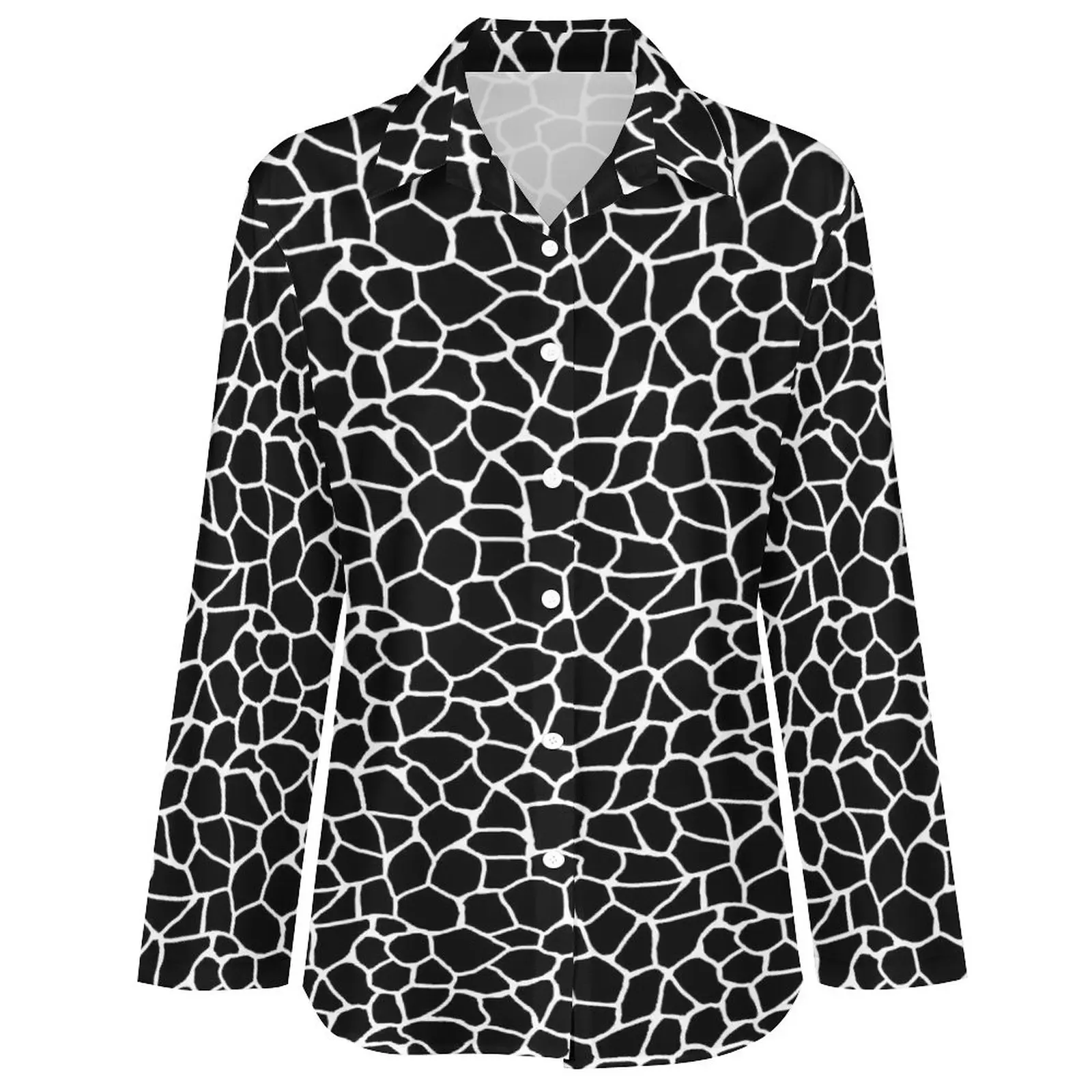 Chemise SmartPak Piper Sun Manches Longues 1/4 Zip - Noir Animal Print, Taille Petit