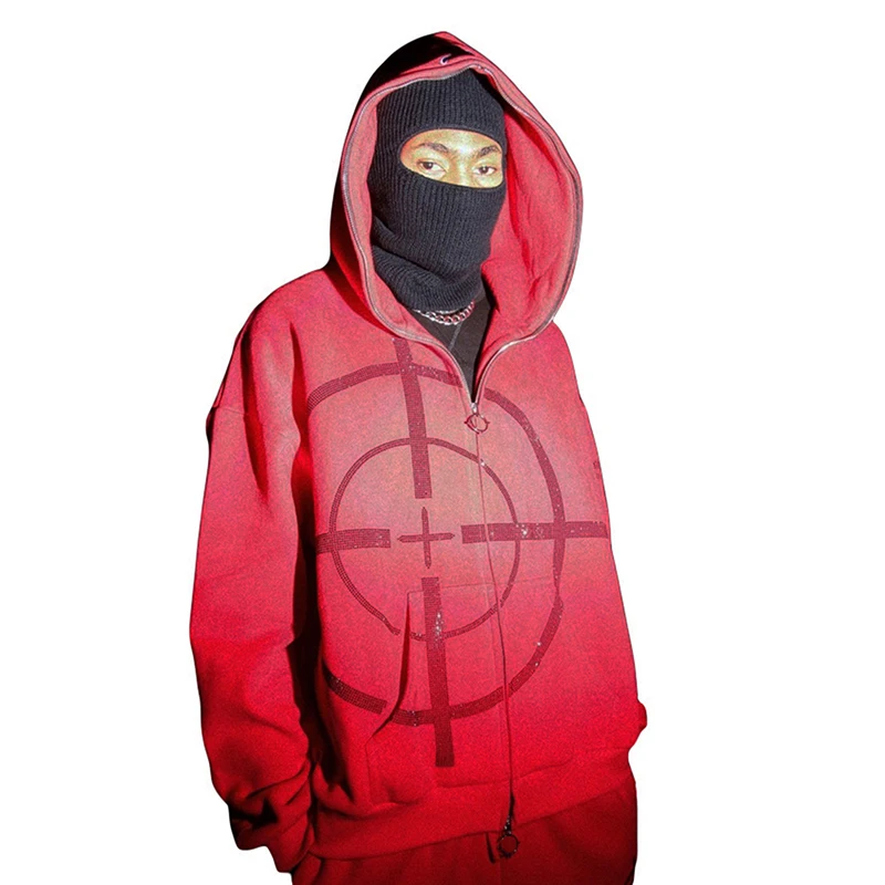 

Женская куртка с капюшоном с надписью стразы, свободная модель, весенне-осенние толстовки на молнии с капюшоном и капюшоном