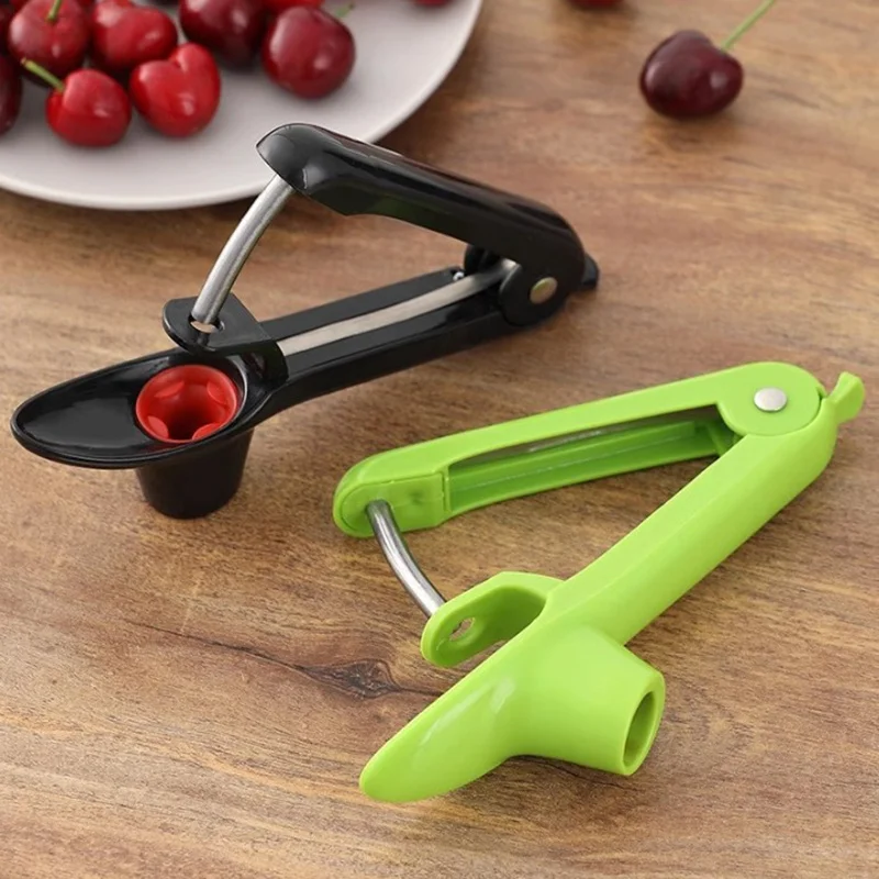 Core Seed Remover Olives Cherry Fruits Go Nuclear Device Pitter Plastic Gadgets Tools Kitchen Accessories fruit pit remover
