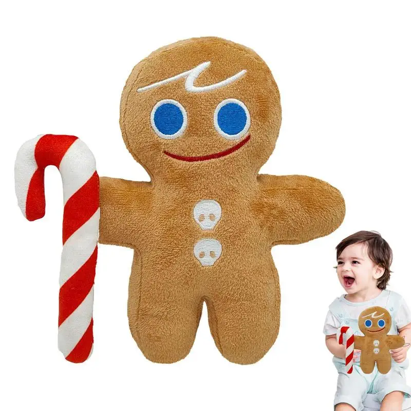 

Stuffed Gingerbread For Kids Cute Cuddly Animal Plushie Huggable Sensory Doll Christmas Party Decorations For Birthday