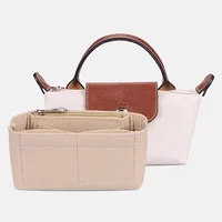 Organisateur de sac en feutre pour sac à main, organiseur de sac pour sac à bandoulière Longchamp Mini 2