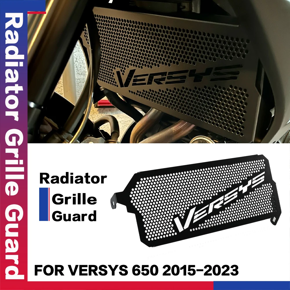 

New Moto Parts For Kawasaki Versys 650 Versys650 2015-2021 2022 2023 Motorbike Accessory Radiator Grille Guard Cover Protector