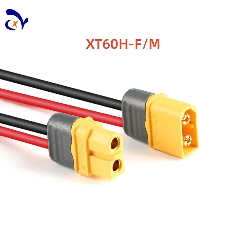 1 ชิ้น/5 ชิ้น Amass XT60H ชายหญิงขั้วต่อปลั๊ก 12/14/16 AWG ซิลิคอนสําหรับ RC LiPo แบตเตอรี่ FPV Drone 1