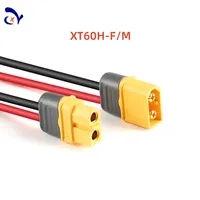 1 ชิ้น/5 ชิ้น Amass XT60H ชายหญิงขั้วต่อปลั๊ก 12/14/16 AWG ซิลิคอนสําหรับ RC LiPo แบตเตอรี่ FPV Drone 1