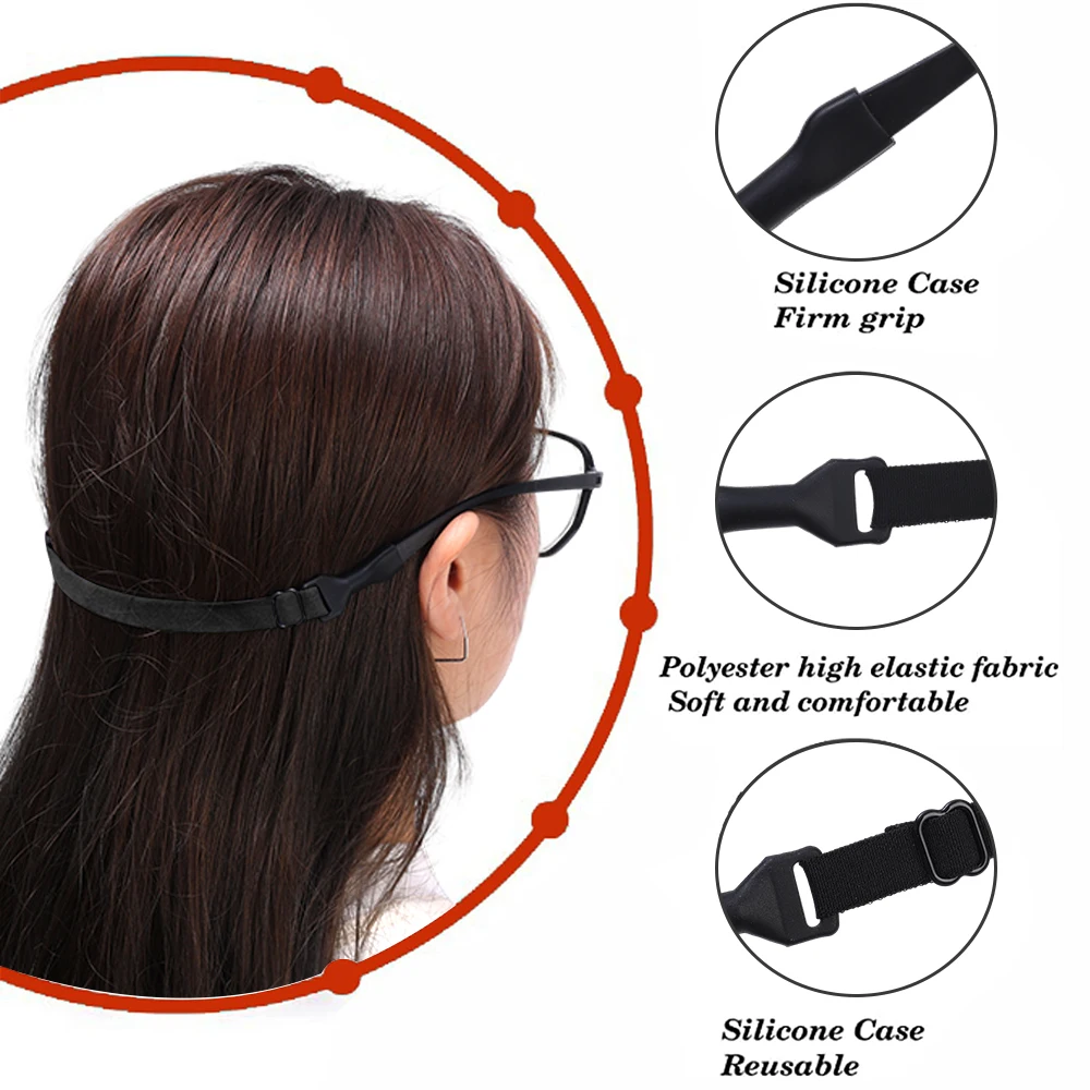 Anti Perdita Occhiali Da Sole 2 Cinturini Per Occhiali Sportivi In Neoprene Fascia Per Occhiali Da Sole 286645 - Foto 9