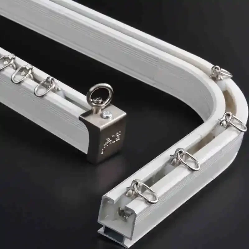 ZAAWUUT Deckenvorhang Halterung 3er Set - Für 1 Zoll Stangen Weiß