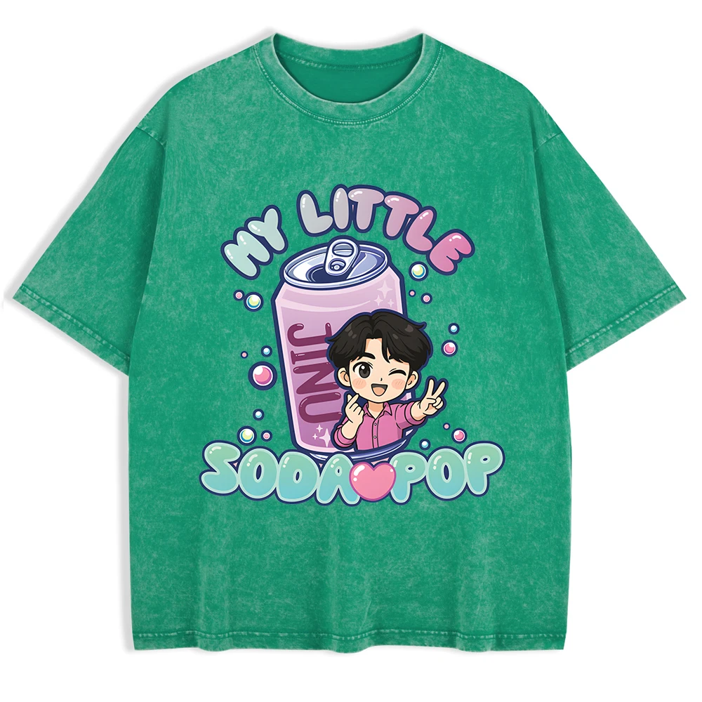 K-Pop Inspired Oversized Cotton T-Shirt - Summer Comfortable O-Neck Casual Top for Men