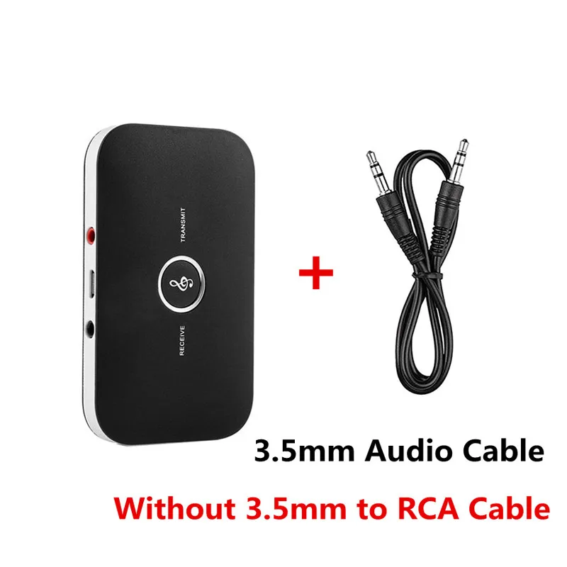 ตัวเลือกสินค้า เครื่องรับเสียงบลูทูธ AUX 3.5มม. 300mAh สำหรับทีวี รถ หูฟัง