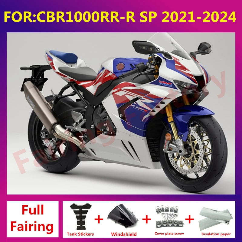 

Motorcycle Fairings Kits Fit for CBR1000RR CBR1000RR-R CBR1000 RR-R SP 2021 2022 2023 2024 zxmt full fairing kit set blue white