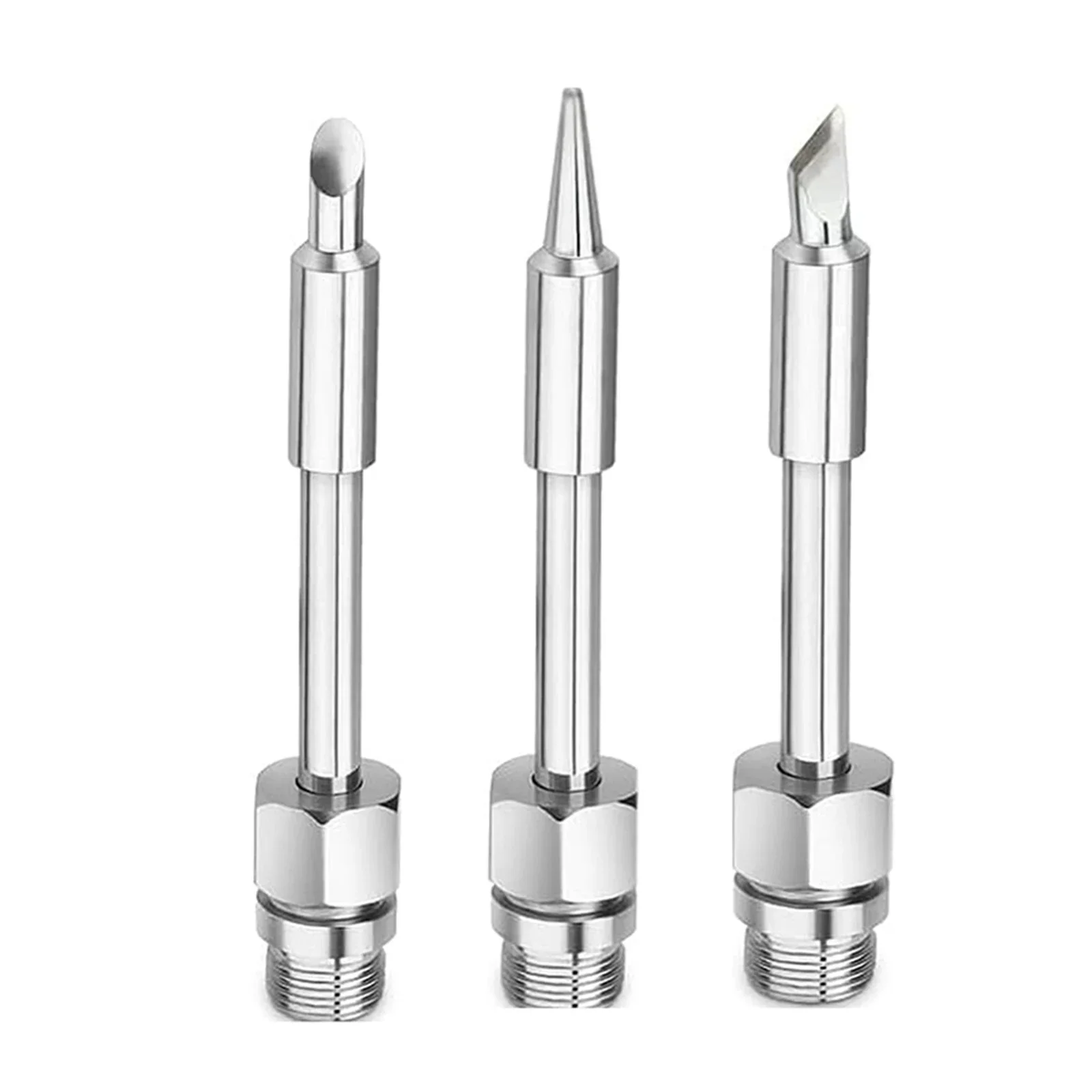 Soldering Iron Tips 3pcs 510 Interface Soldering Iron Head M7*0.5mm Thread Mini Soldering Iron Tips For 8-10W Battery Mainframe