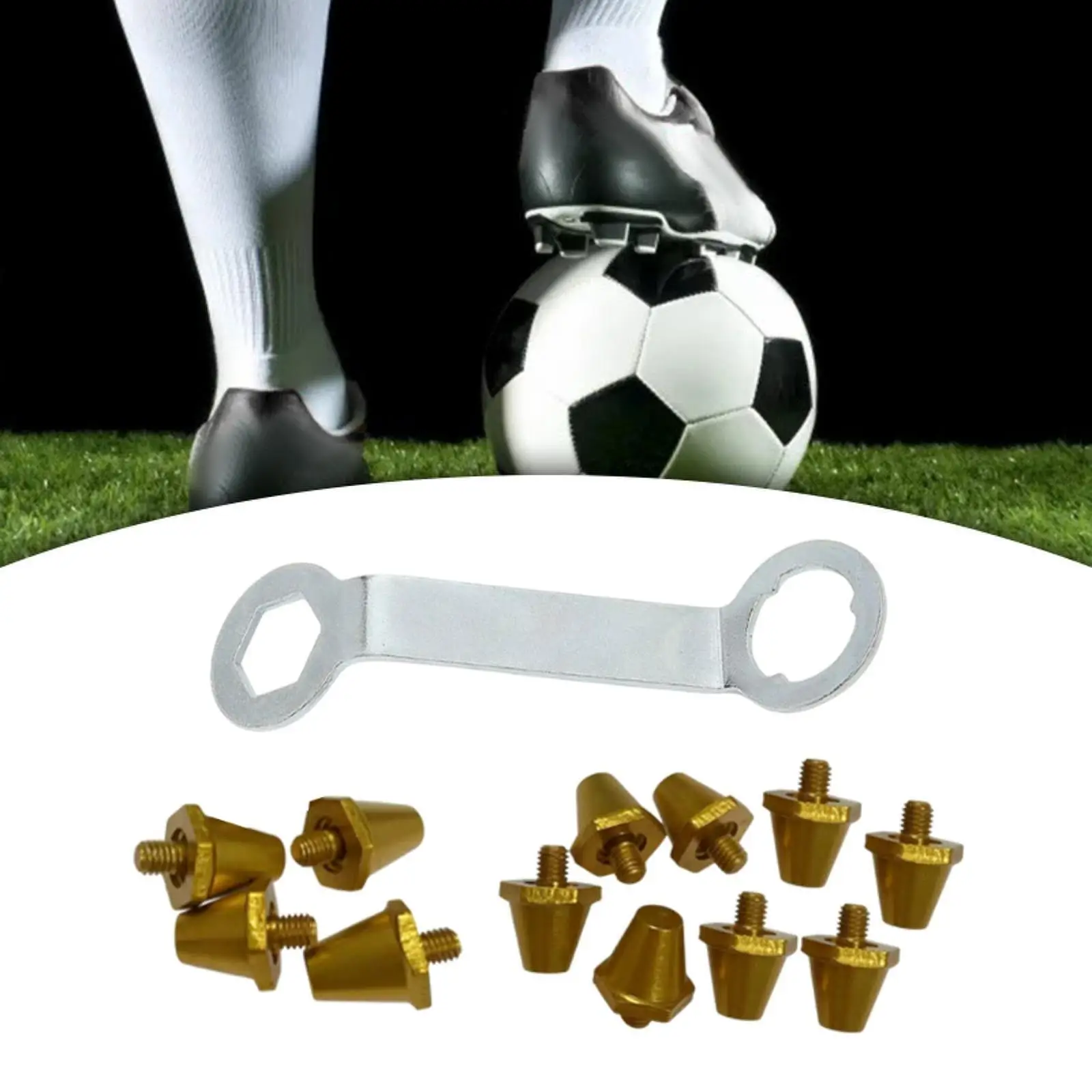 축구화 교체용 알루미늄 스파이크 M5 나사산형 펌 그라운드용 축구화 및 운동 경기용