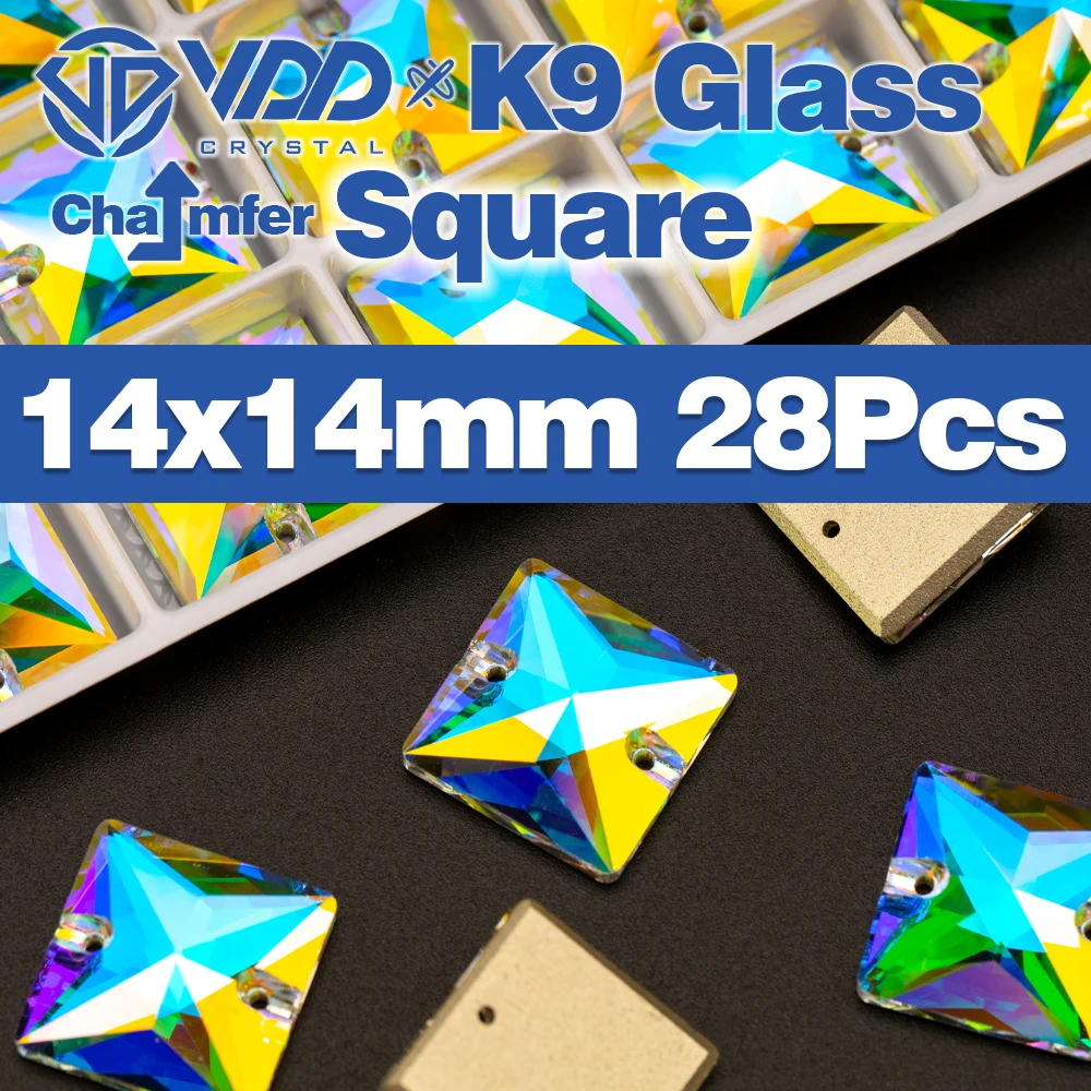 Premium K9 Glass Sew-On Rhinestones - Top Quality Crystal AB Flatback Stones for Clothing and Wedding Accessories