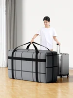 1PC large capacity portable moving bag foldable duffel bag storage bag Tidy bedroom dust mobile box replacement 2