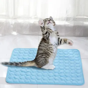 Pet Ice Mats Summer Cat Dog Sofa Nest Bed Cooling Sleeping Pad for Small Dogs Pets Durable Sofa Cooling Pad Blanket 2