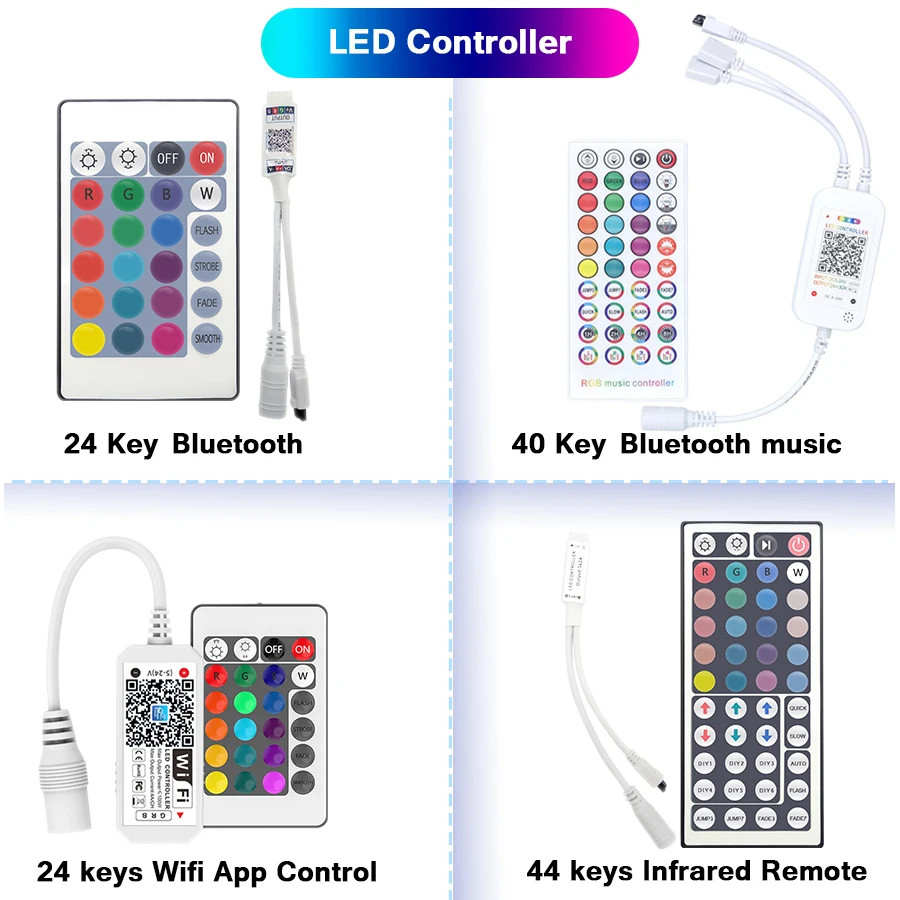 Led Music Ir Controller Rgb Strip Rgb Controller Ir Remote Control