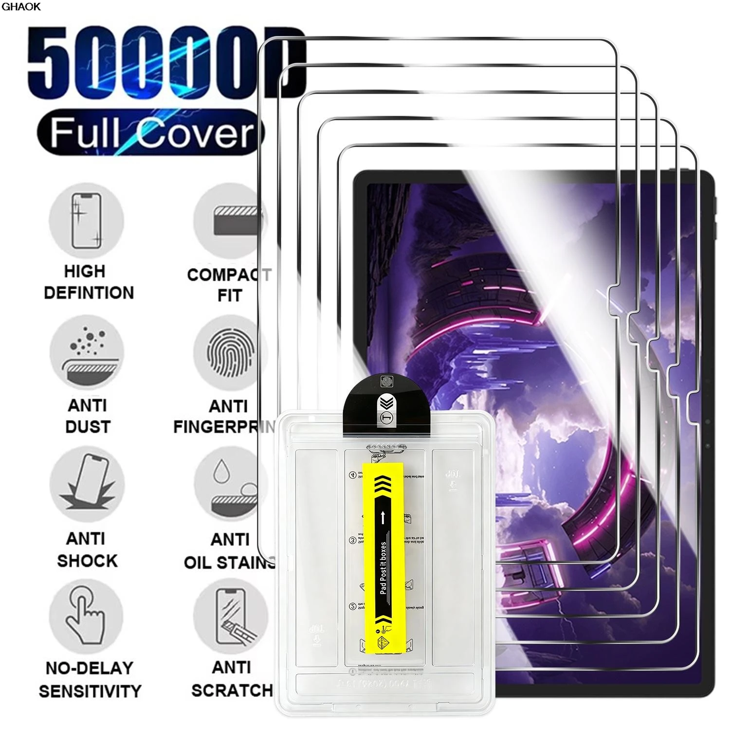 Premium Tempered Glass Screen Protectors with Easy Installation