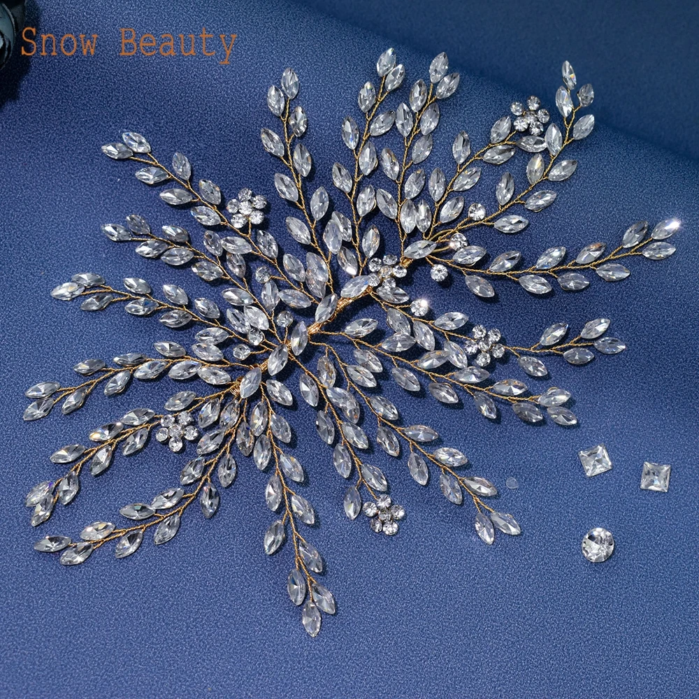 Bridal Hair Accessories Hair Accessories A422 Bridal Hair Piece Wedding Headbands Tiaras Handmade Wedding Hair Accessories Head Jewelry Bride Headwear
