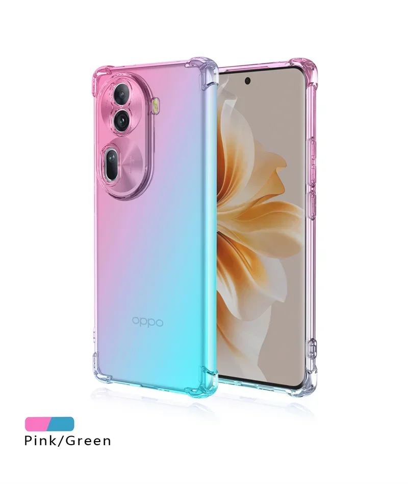 Gradient Shockproof TPU Phone Case - Protective Cover  Coque Shell