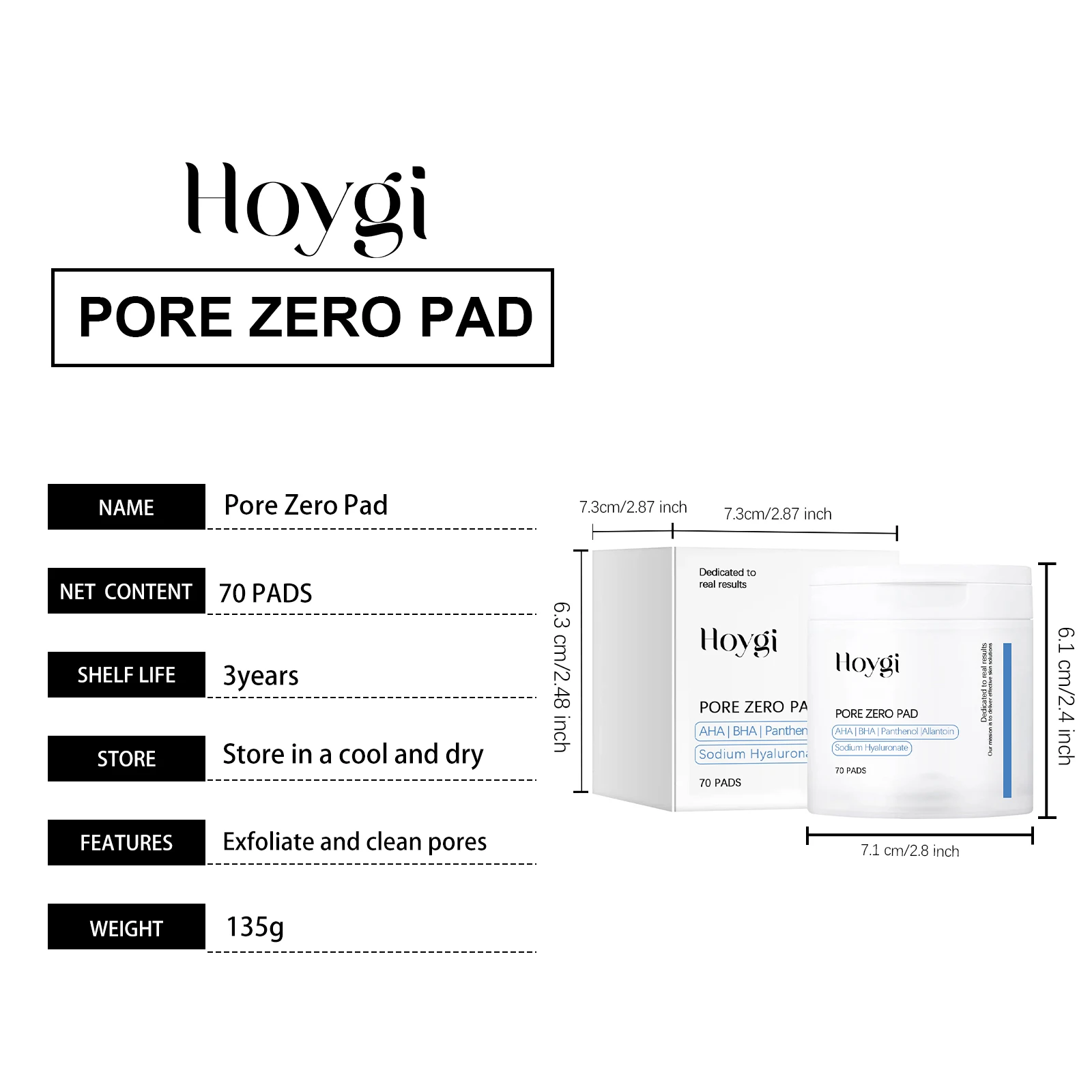 Description Picture 6 of itemSalicylic Acid Cleansing Pads Gentle Pore Shrinking Acne Treatment Exfoliator Toner Pads Soothing Skin Oil Control Facial Cotton