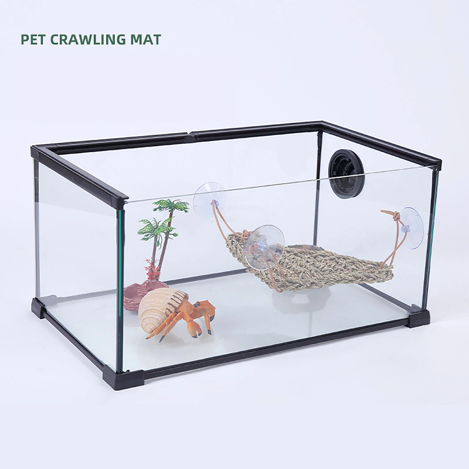 Seaweed Mat Hammock Reptile Accessories for Terrarium Habitat Decors Lizard Supplies Bearded Dragon Accessories Reptiles Decor