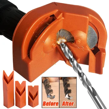 Drill Bit Sharpener-Professional Drill Bits Sharpener for All Bits, Electric Drill Bit Sharpener, Drill repair kit for Grinding