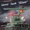 1:16 Soviet KV Series Shoot Bullet  Remote Control Tank 2.4G 320 ° Turret Rotation LED Lighting Heavy Army Electric RC Truck Toy 2