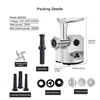 Commercial Meat Grinder Electric Meat Mincer  Heavy Duty Industrial Meat Mincer Machine 3 Grinding Plates 5