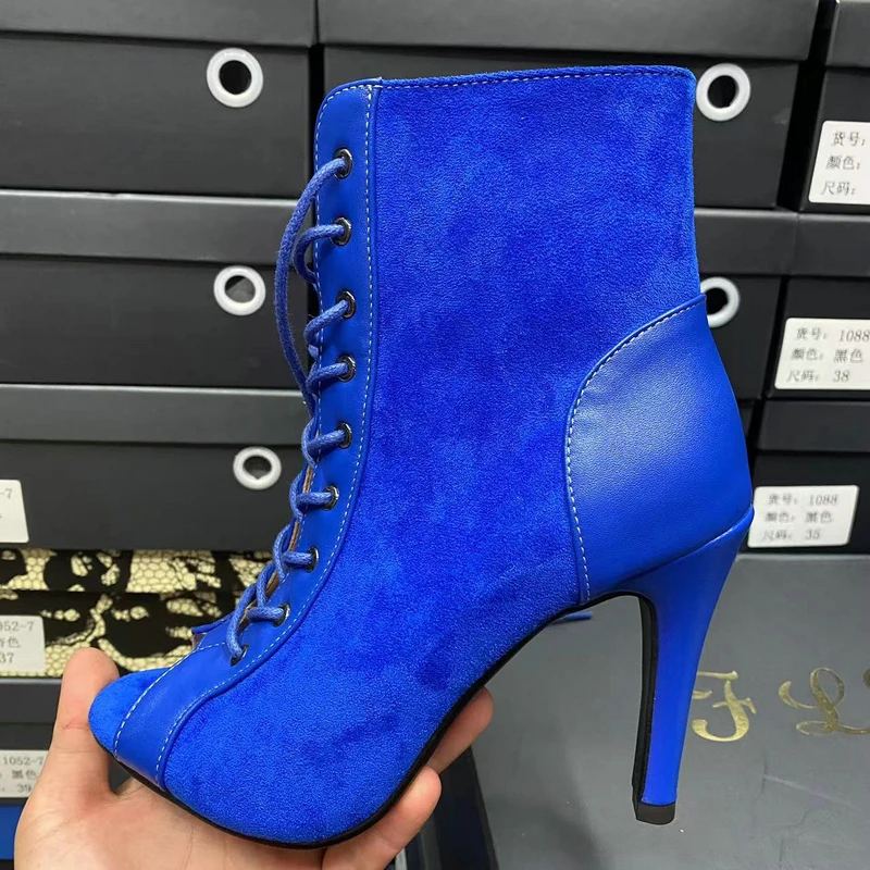 Women Sandals High Heels Jazz Dance European Style Open Toe