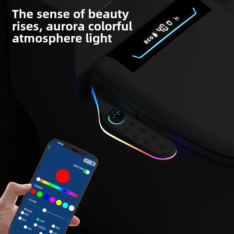 Smart Toilet Seat Cover Instant Heating Multi-function Wash Foam Shield Electric Bidet Lid For Household Bathroom
