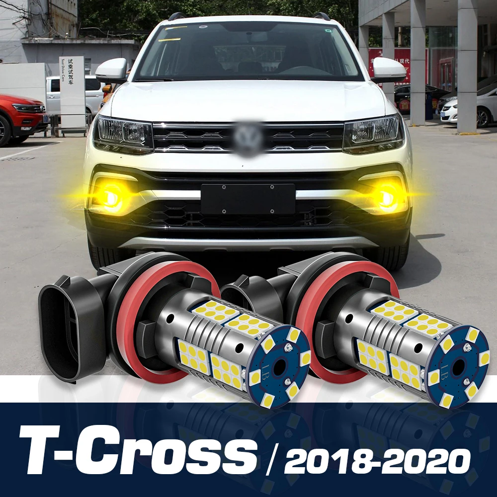 2 Pezzi Led Fendinebbia Canbus Accessori Per Vw T-Cross T Cross 2018 2019 2020