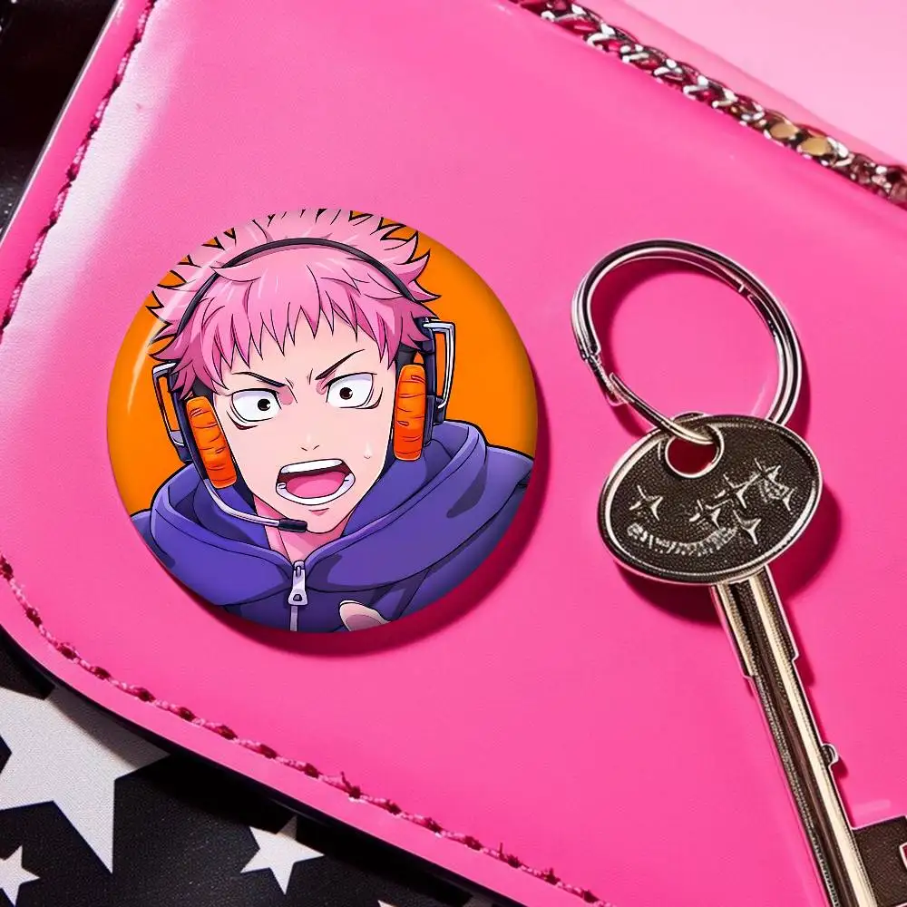 Yuji Itadori Skateboard Meme Brooch - Fun Anime Pin Badge