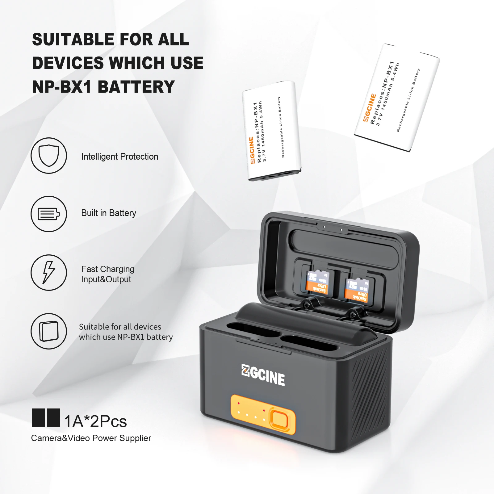 Sony Fx30 1600mAh NP BX1 NP BX1 Battery Pack For Sony ZV WX700