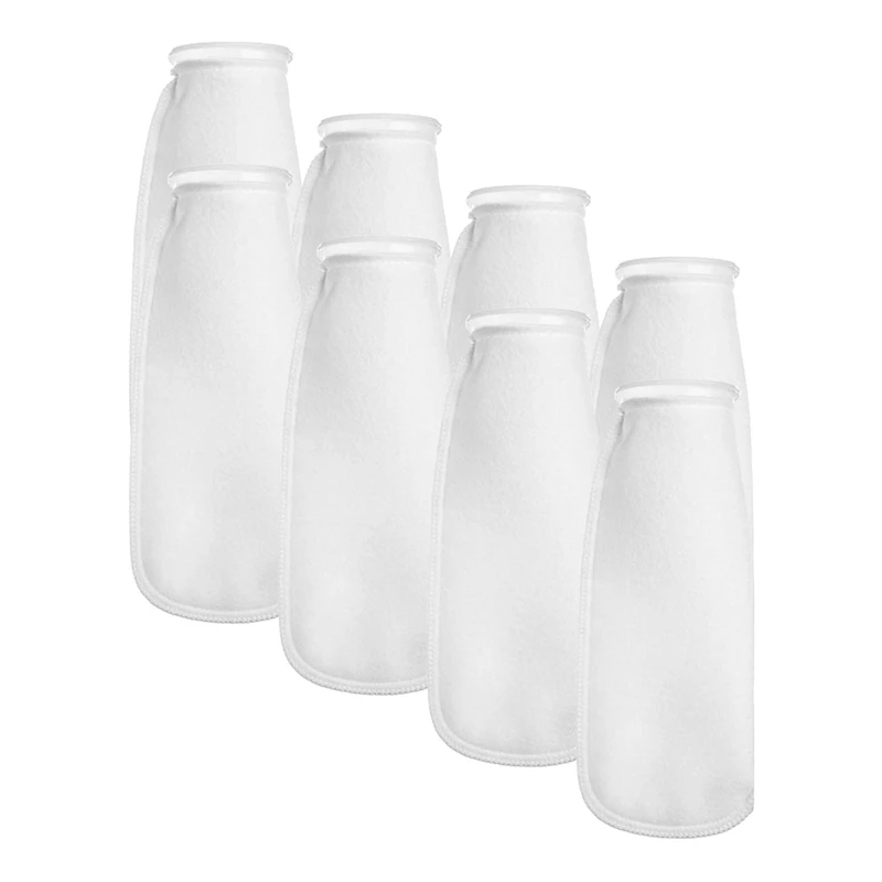 8 packs bel Szűrőkészülék Zokni, 200 micrometres, számára Halak tank/saline Akvárium, Halastó, számára sump/overflow