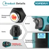 Yofidra 550℃ Hot Air Gun 2 Gears Adjustable LED Display Cordless Rechargeable Industrial Home Tools For Makita 18V Battery 5
