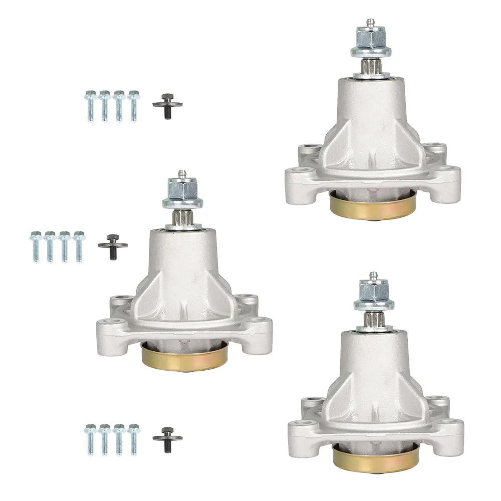 3PCS Spindle Assembly Replacement for 48 Deck YTH1848XP YTH2148XP 174356