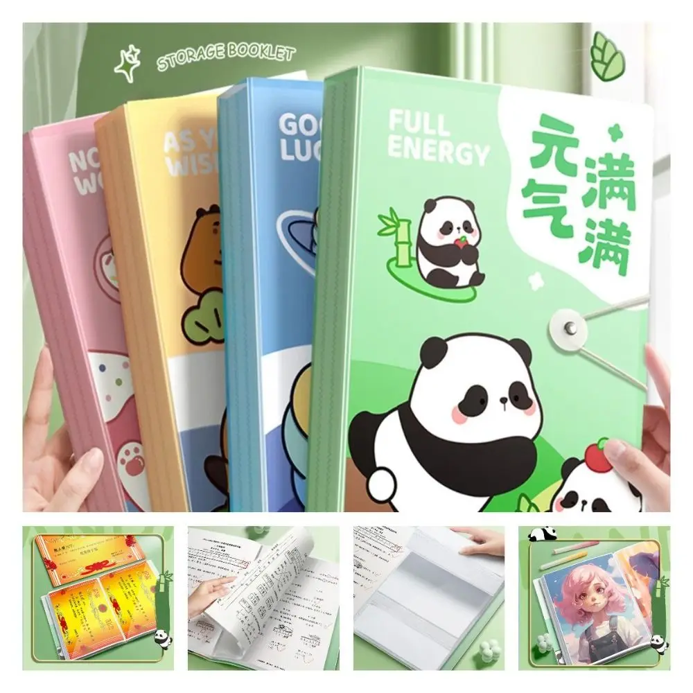 

30/40/60 Pockets A4 File Folder Bag Large Capacity Document Folder Waterproof Durable Test Paper Organizer