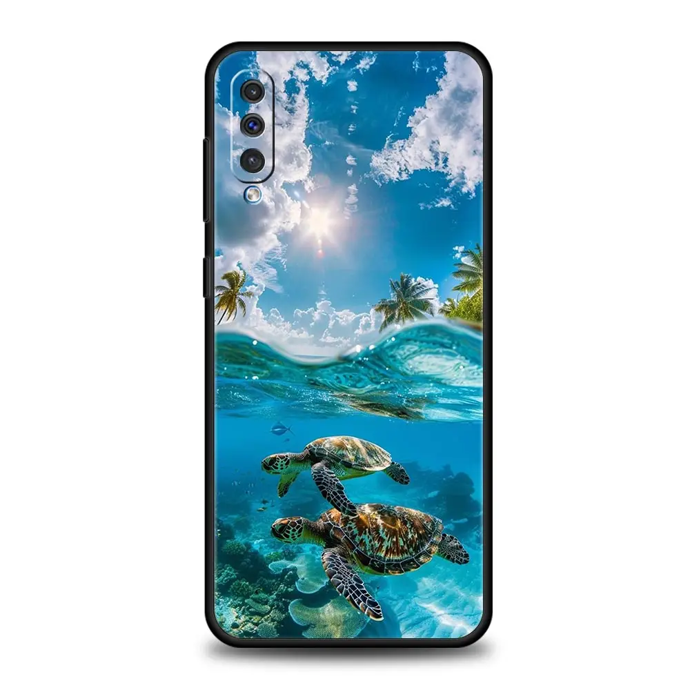 Cool Ocean Turtle Design Phone Case Cover